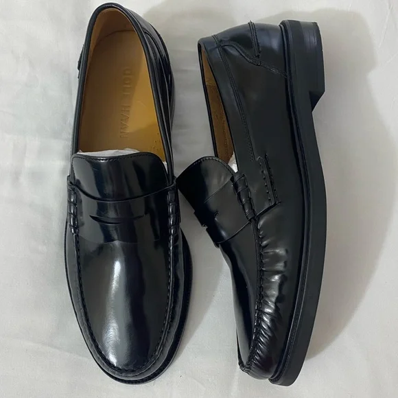 NWOB Men’s Cole Haan Pinch Prep Penny Loafer In Brush-off Black Size 9.5. - Picture 6 of 10